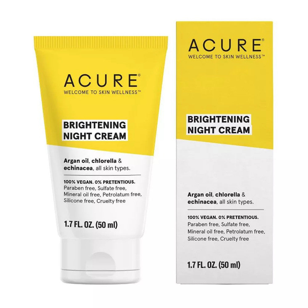 Acure Argan Extract Plus Chlorella Night Cream, 1.7 oz